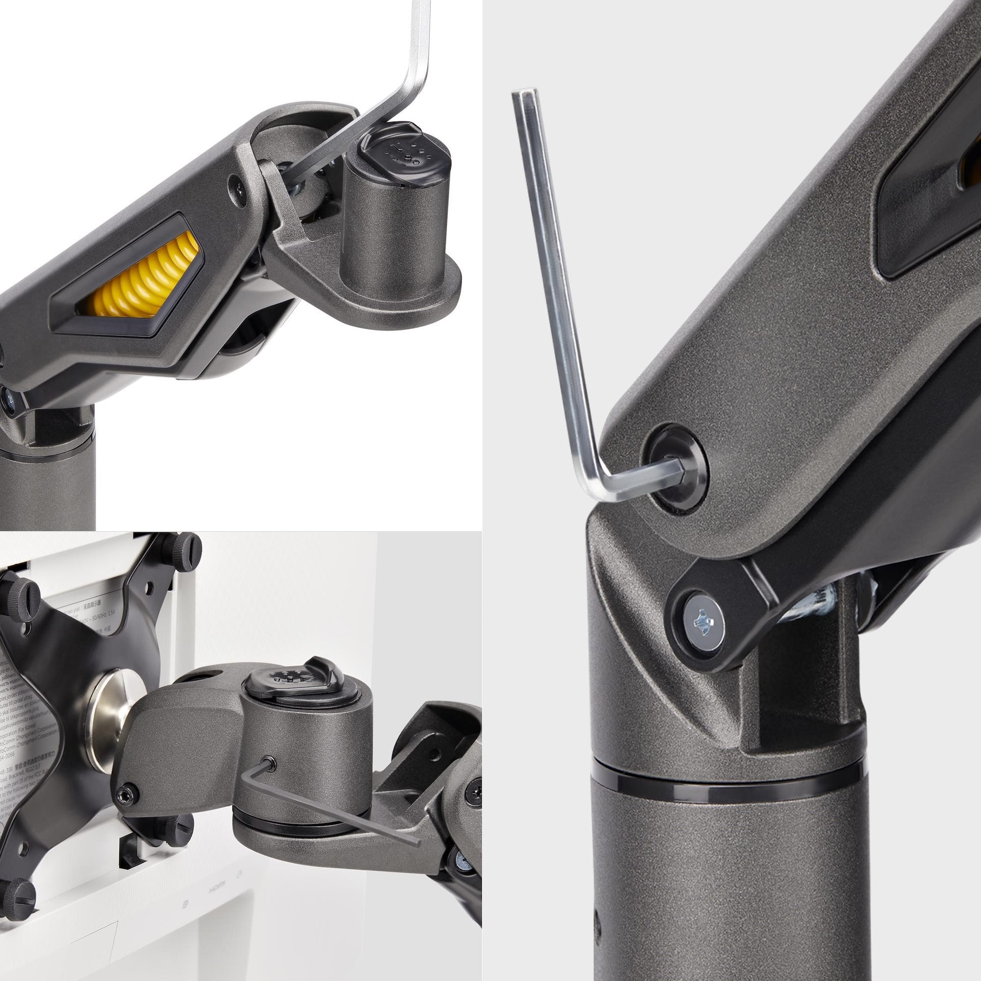 EAN 65030906326 - StarTech.com H1M1AG2-MONITOR-ARM soporte para monitor 81,3 cm (32") Escritorio Negro imagen 8