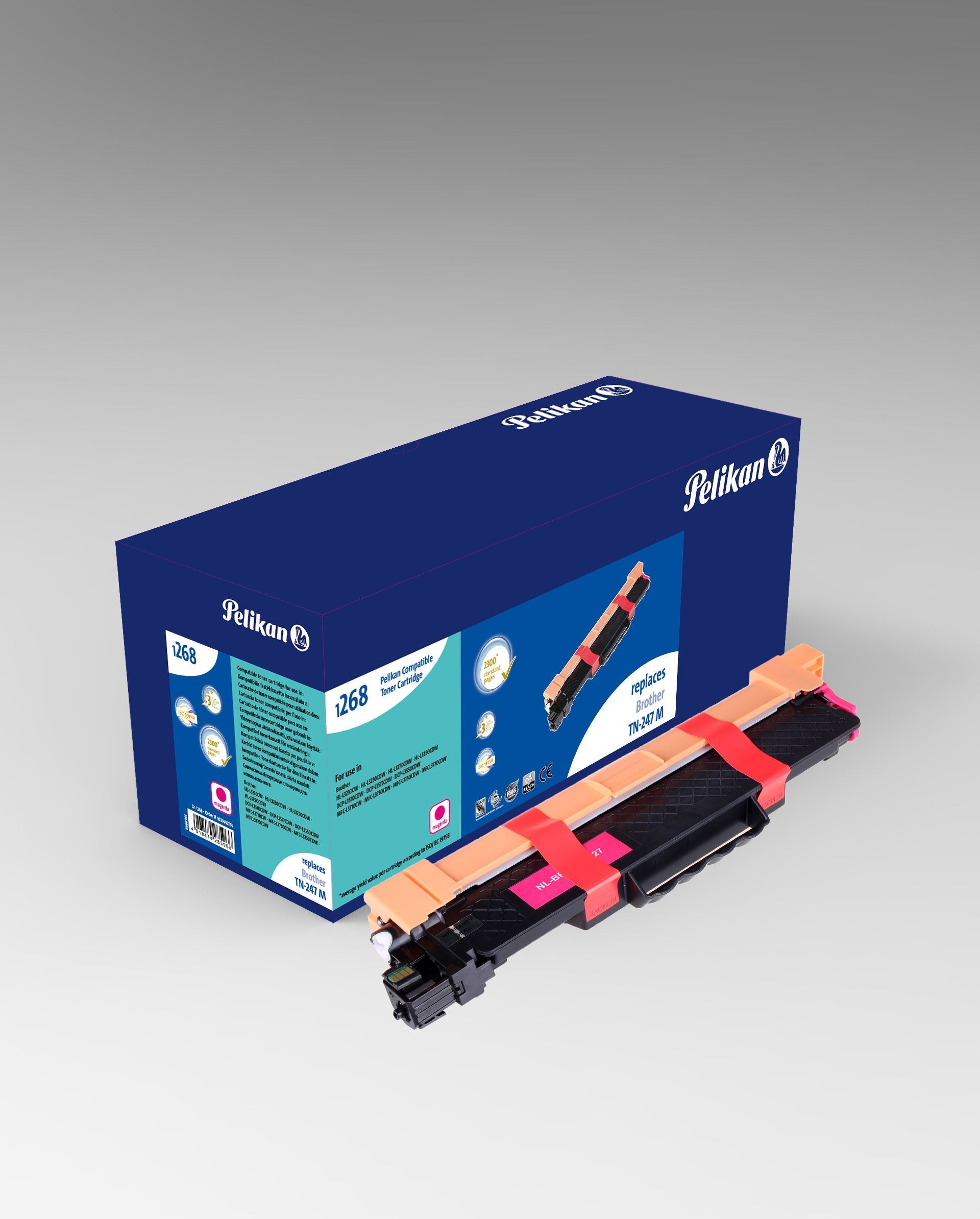 Pelikan Tóner Compatible Para Brother Tn-247m Magenta Compatible
