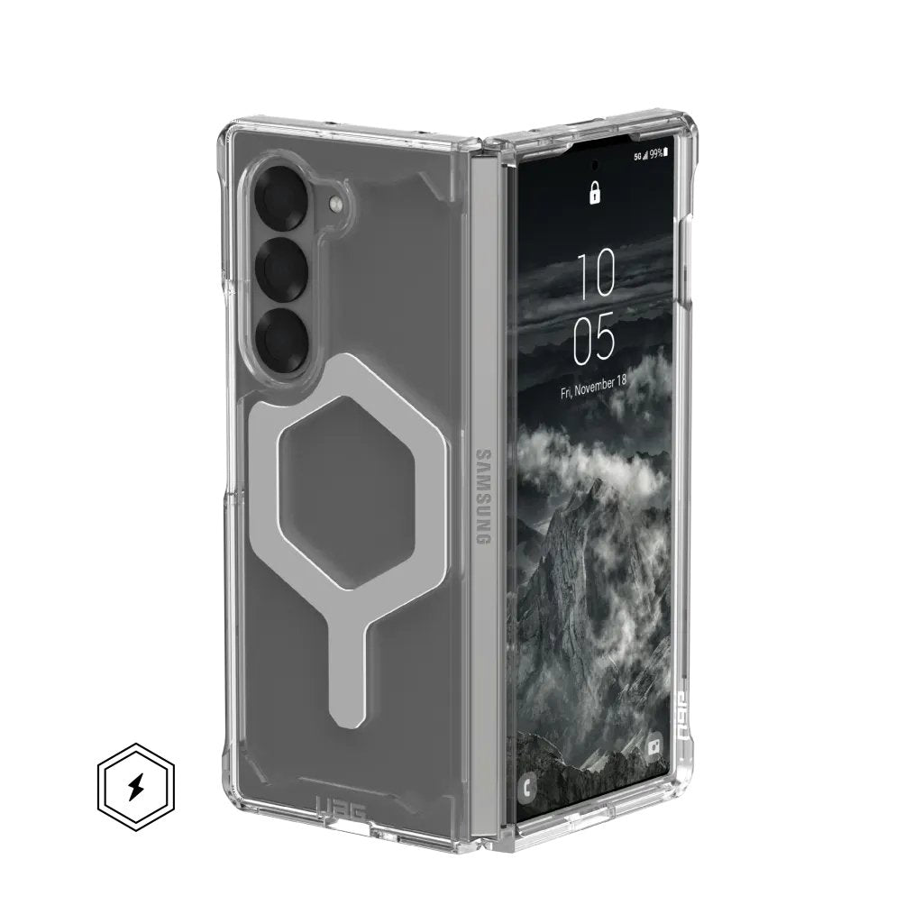 Funda Uag Plyo Pro Magnetic Ice + Silver Samsung Z Fold6