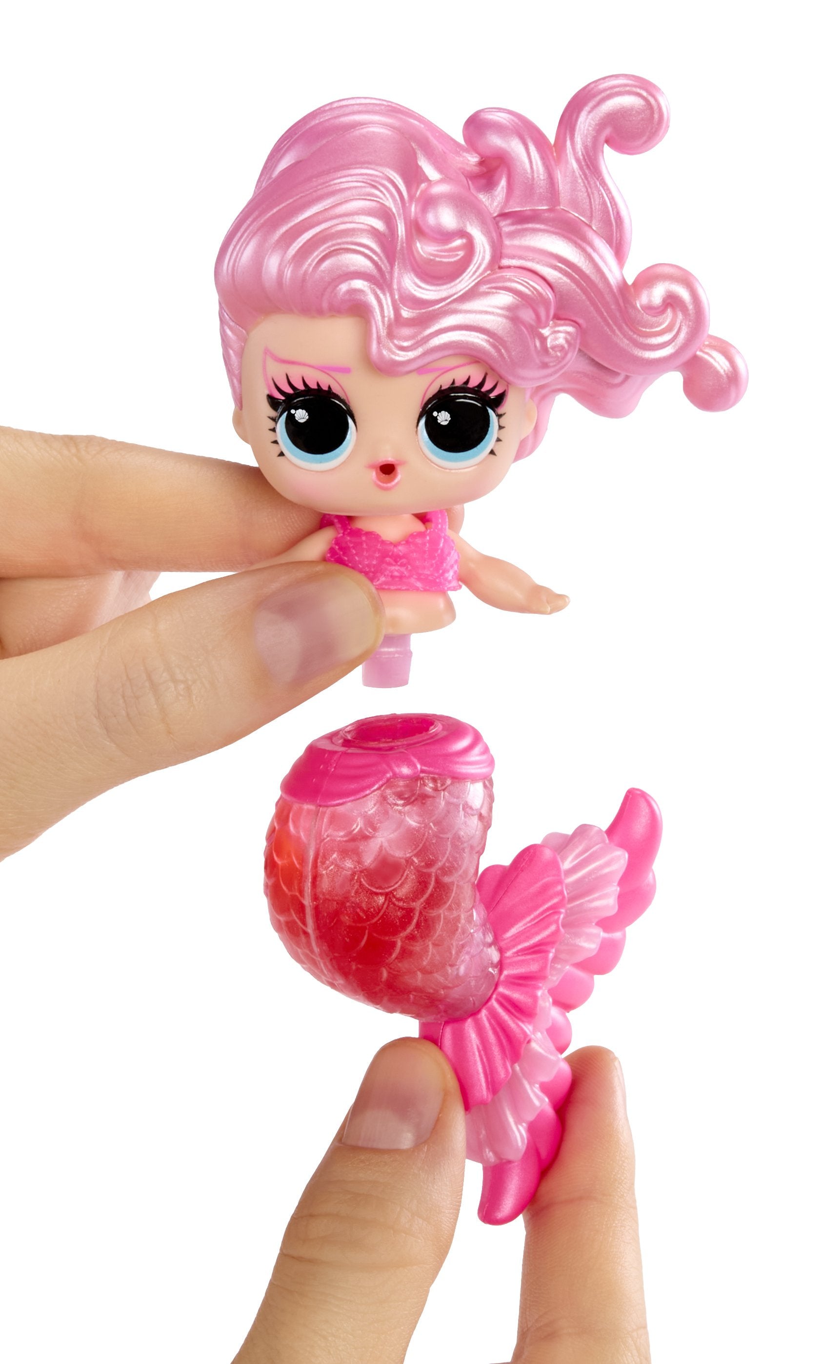 Mga Entretenimiento L.O.L. ¡Sirenas Sorpresa! Makeover Magic Tots, Figura De Juguete Artículos Surtidos, Una Figura 596301-Euc
