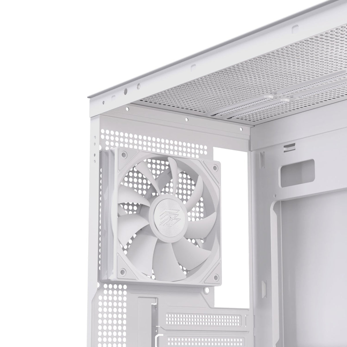 Caja Pc Atx Semitorre Einarex S500 Core C-Templado Blanca Excs-Pr-500c-W