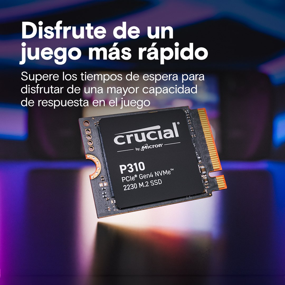 EAN 0649528942272 - Crucial CT1000P310SSD2 unidad de estado sólido PCI Express 4.0 imagen 4