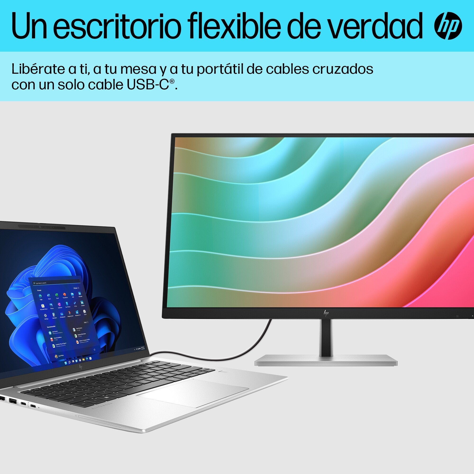 EAN 0196786294556 - HP E-Series E27k G5 4K USB-C Monitor pantalla para PC 68,6 cm (27") 3840 x 2160 Pixeles 4K Ultra HD LCD N imagen 7
