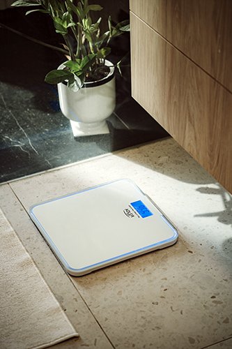 Báscula Adler Ad 8183 Plaza Personal Electrónica Azul Blanco