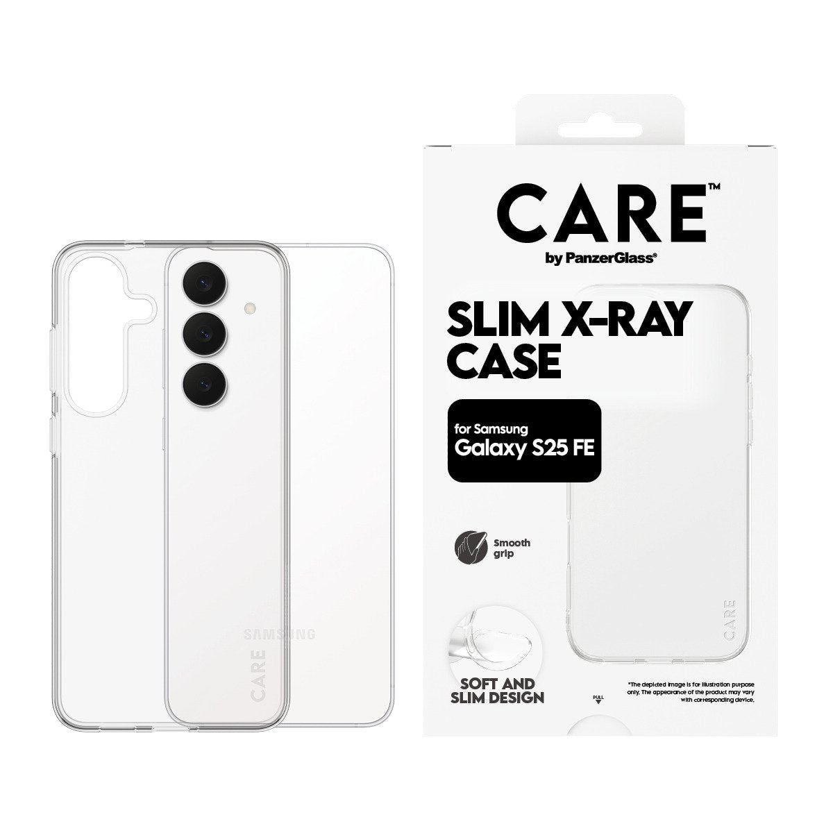 EAN 5715685031632 - PanzerGlass CARE™ by ® X-Ray Case Samsung Galaxy S25 FE 5G funda para teléfono móvil Transparente imagen 2