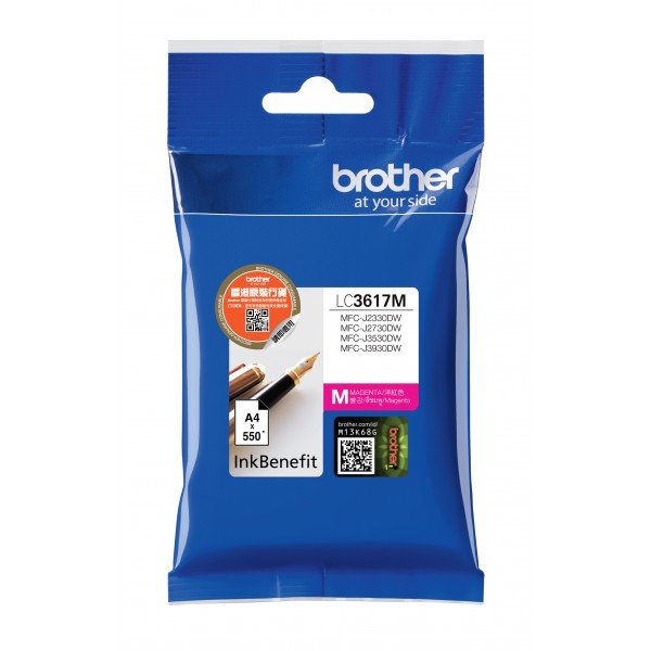 EAN 4977766767651 - Brother LC-3617M cartucho de tinta 1 pieza(s) Original Rendimiento estándar Magenta imagen 1