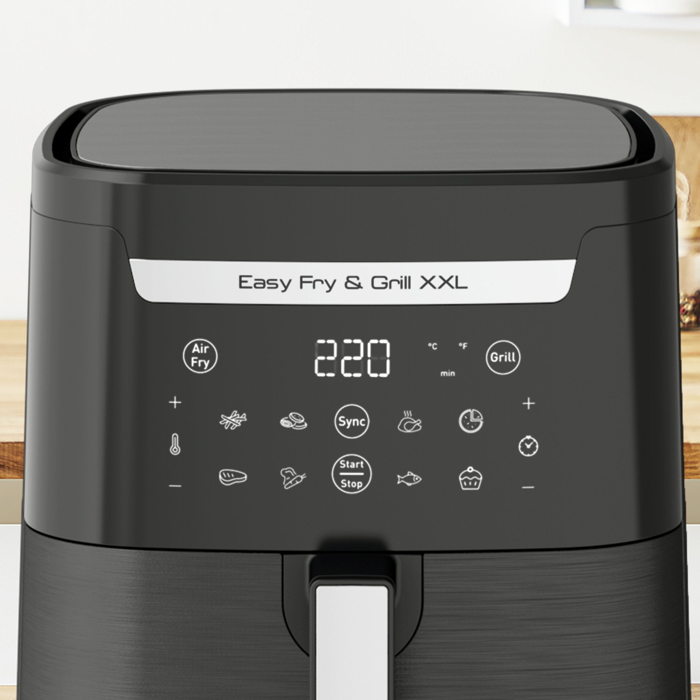 Tefal Ey8018 Easy Fry & Grill Xxl Heiáluftfritteuse Schw