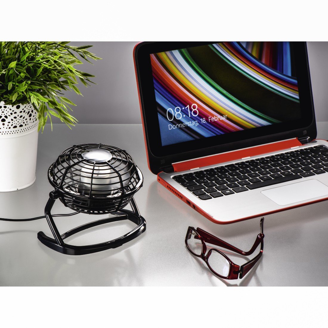 Ventilador Hama Usb Sobremesa 10 Cm