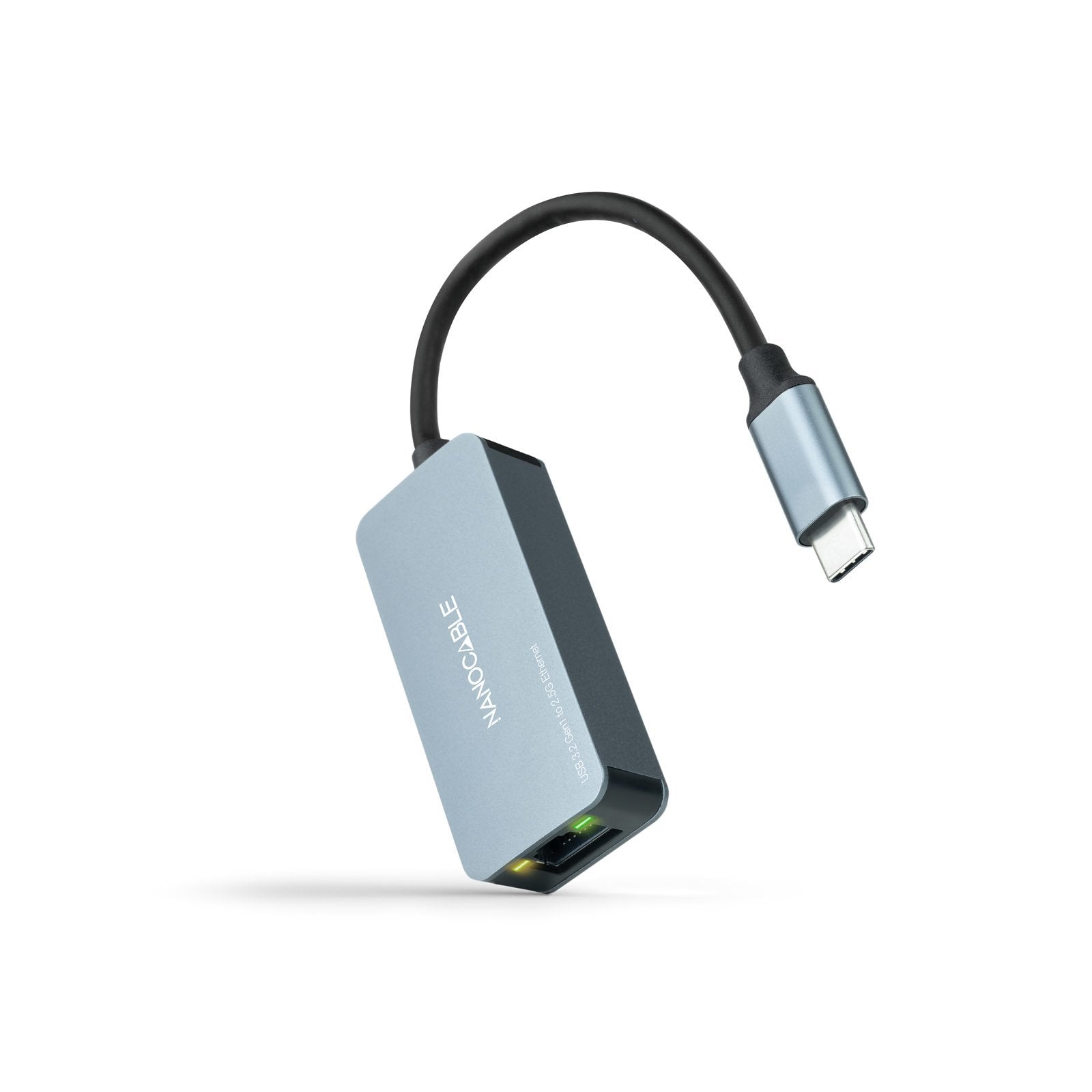 Nanocable Conversor Usb-C 3.2 Gen1 Ethernet 2.5g 15cm - Gris
