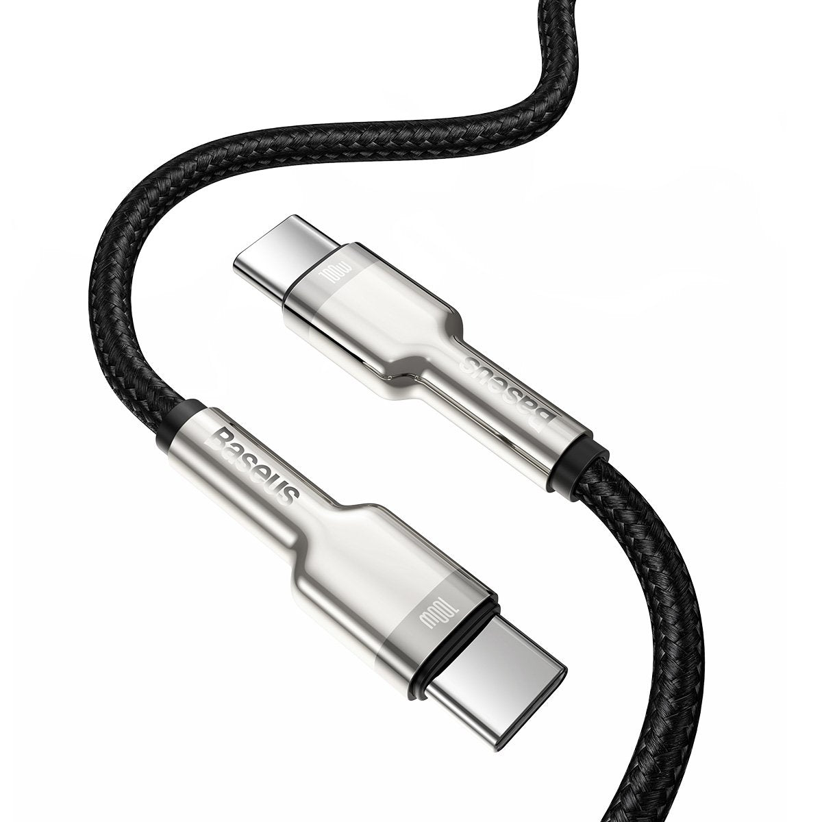 Cable Usb-C A Usb-C Baseus Cafule 100w 1m (Negro) Catjk-C01