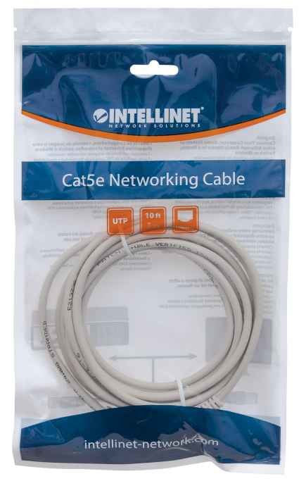 EAN 0766623319768 - Intellinet 319768 cable de red Gris 3 m U/UTP (UTP) imagen 2