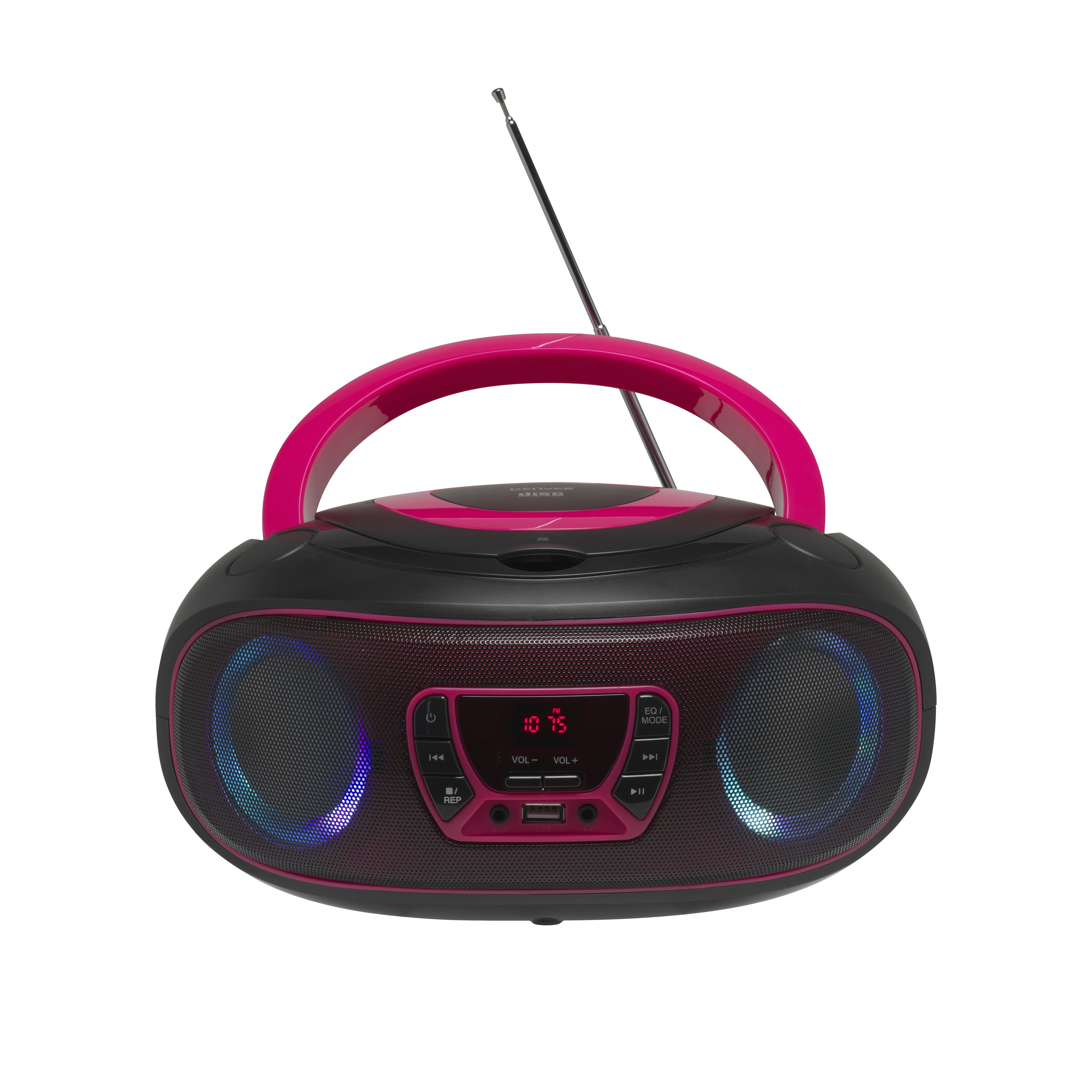 EAN 5706751040726 - Denver TCL-212BT PINK Negro, Rosa Reproductor de CD portátil imagen 1