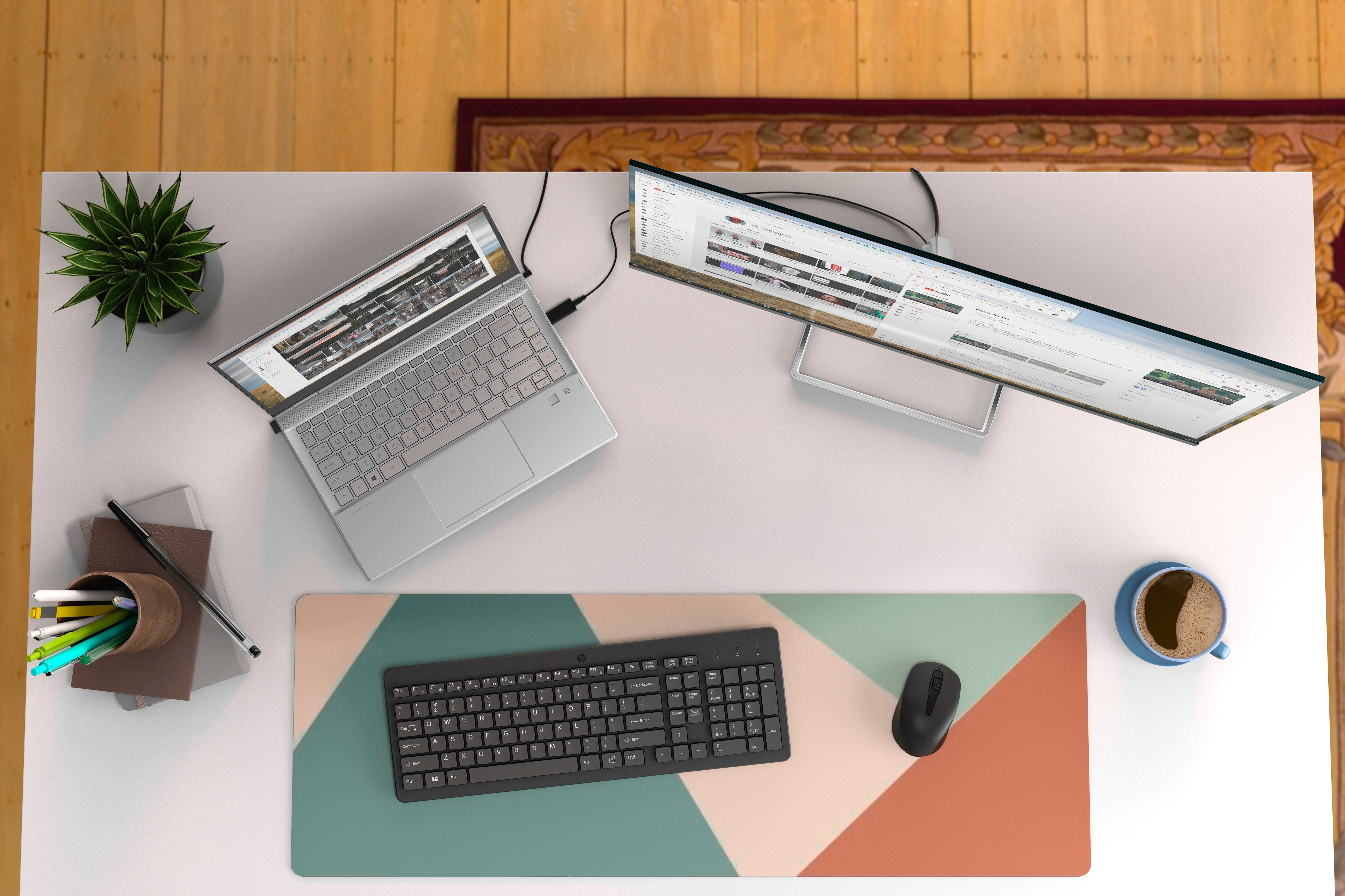 EAN 0195161923722 - HP 330 Wireless Mouse and Keyboard Combination teclado Ratón incluido Universal RF inalámbrico QWERTY Ing imagen 3