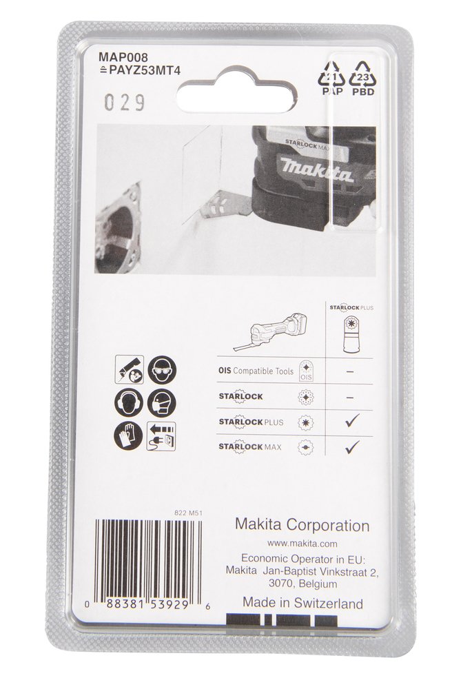 EAN 0088381539296 - Makita B-66391 accesorio para herramienta multifunción imagen 4