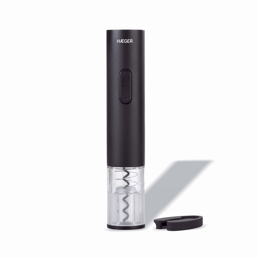 EAN 5608475005633 - Haeger WO-0BB.001A sacacorchos Abridor de vino eléctrico Negro, Transparente imagen 1