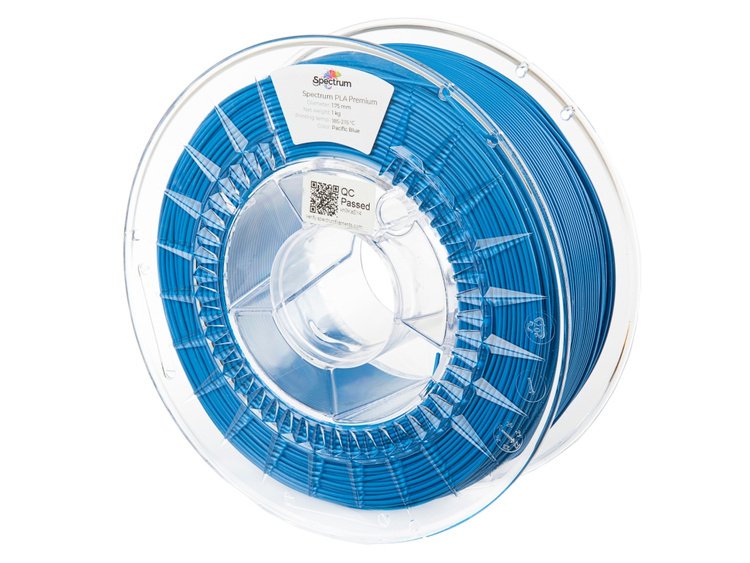 Spectrum 3d Filament / Pla Premium / 1,75mm / Pacific Blue / Azul / 1kg