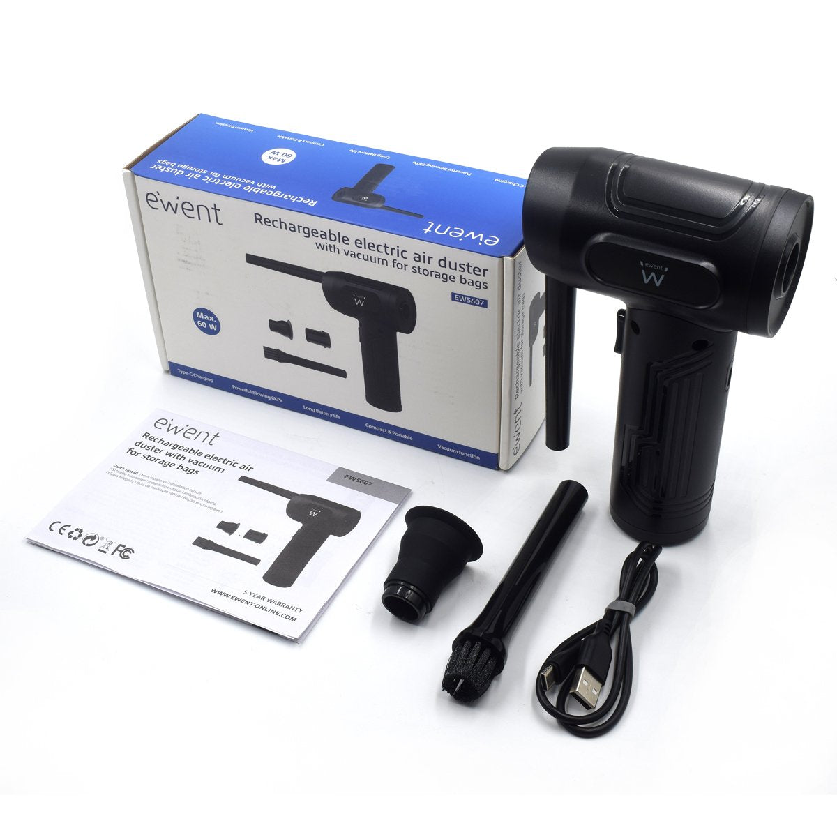 Ewent Ew5607 Soplador De Aire 7500 Mah