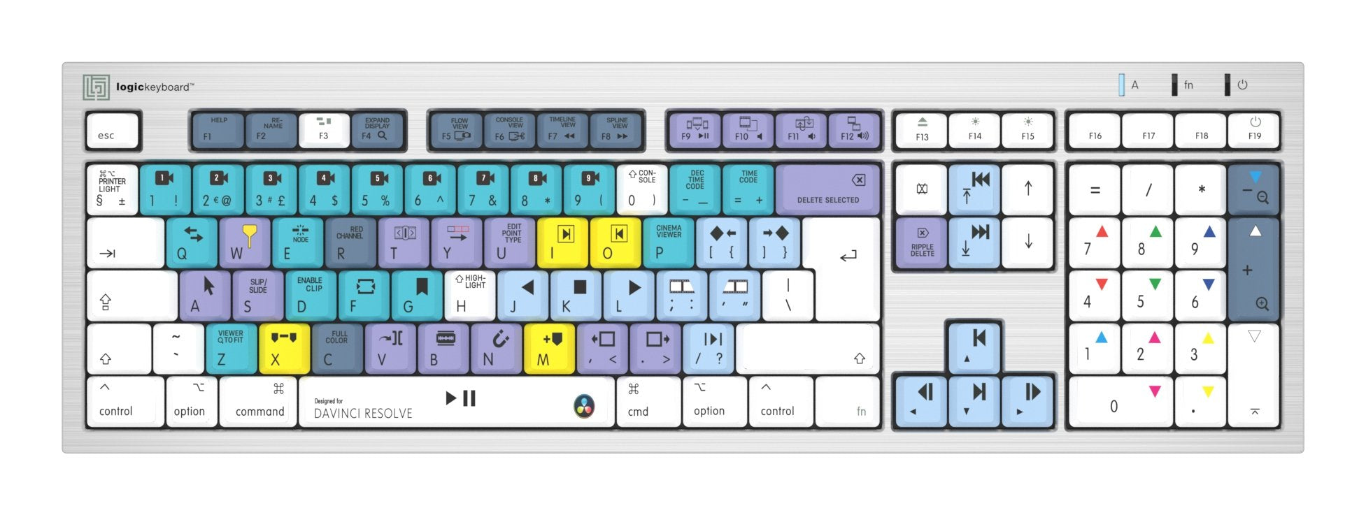 Logickeyboard Davinci Resolve Classic Alba De (Mac)