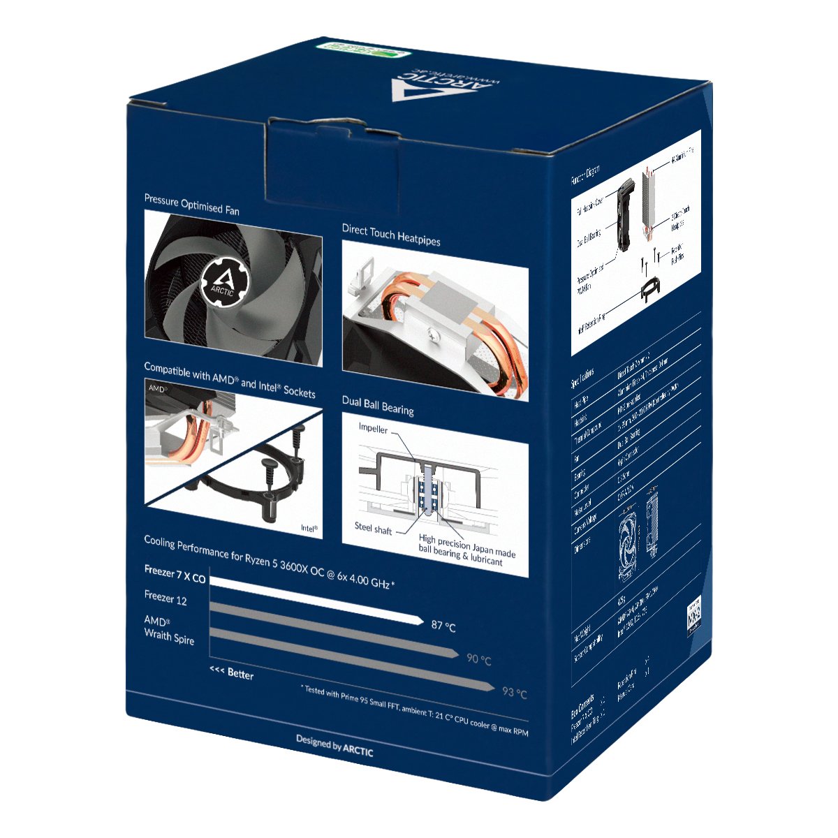 Refrigerador Cpu Arctic Freezer 7 X Co Multisocket Intel/Amd