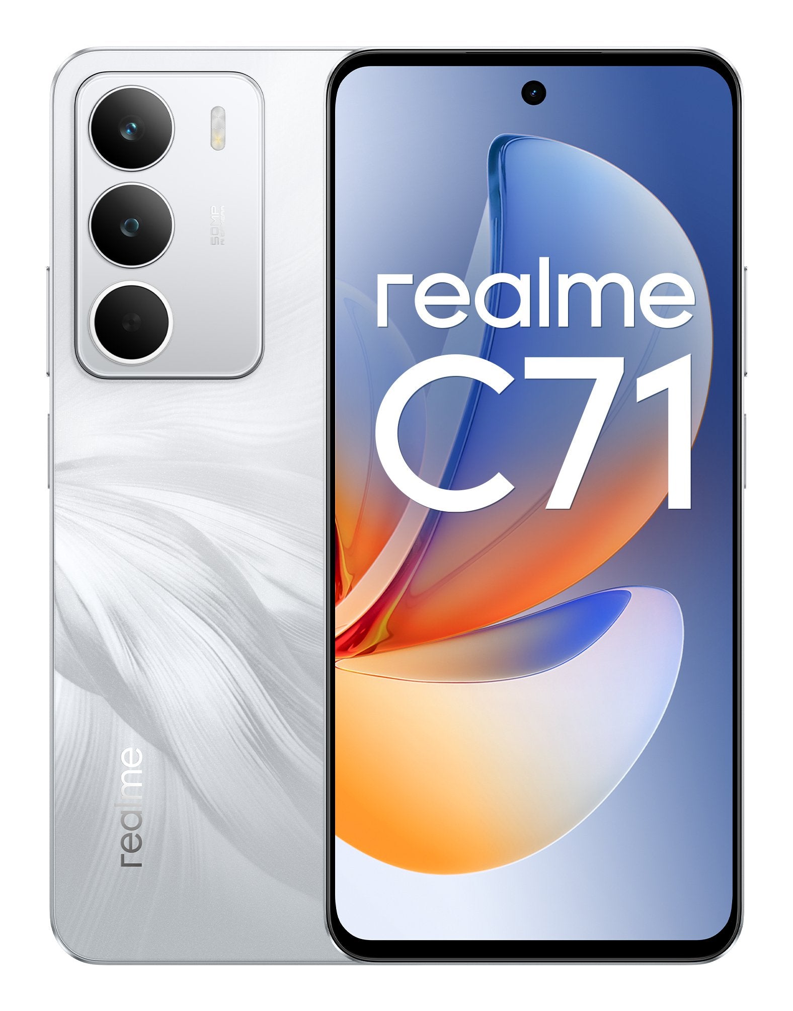 EAN 6941764486997 - realme C71 16,9 cm (6.67") SIM doble Android 15 4G USB Tipo C 4 GB 256 GB 6000 mAh Blanco imagen 3