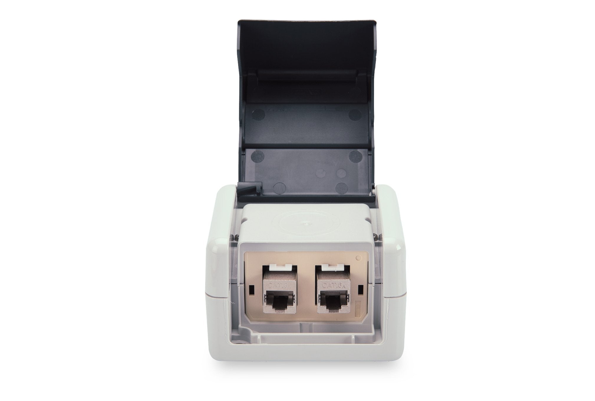 EAN 4016032464105 - Digitus DN-93844-OD-2 caja de tomacorriente RJ-45 Negro, Gris imagen 2
