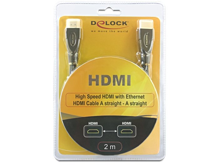 Delock Cable Hdmi A Macho > Hdmi A Macho Gerade / Gerade 2 M Premium
