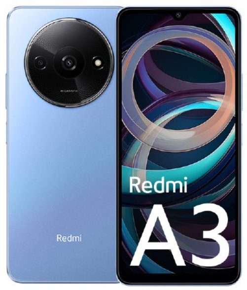 Smartphone Xiaomi Redmi A3 (6.71") Dual Sim Android 14 4g Usb Type-C 3 Gb 64 Gb 5000 Mah Blue