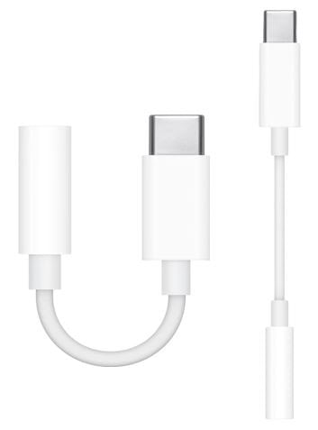 Adaptador De Usb Tipo C A Cable Estéreo De Audio 3,5 Mm Blanco
