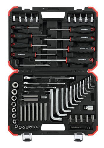 Ggedore Kit De Herramientas De Atornillar Tx + Maleta 75 Piezas