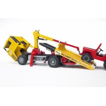 EAN 4001702027506 - BRUDER MAN TGA Breakdown truck with cross country vehicle imagen 5