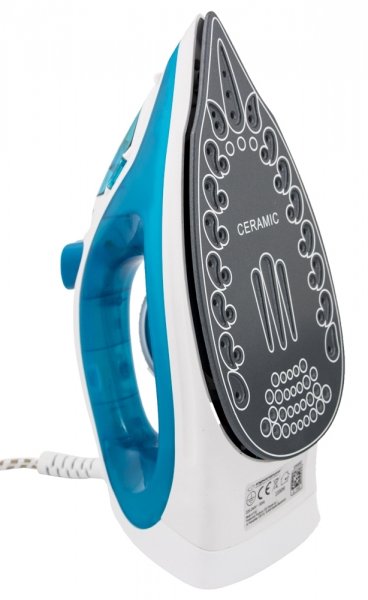 EAN 5901299932742 - Esperanza EHI002 plancha Plancha a vapor Suela de cerámica 2200 W Azul, Blanco imagen 9