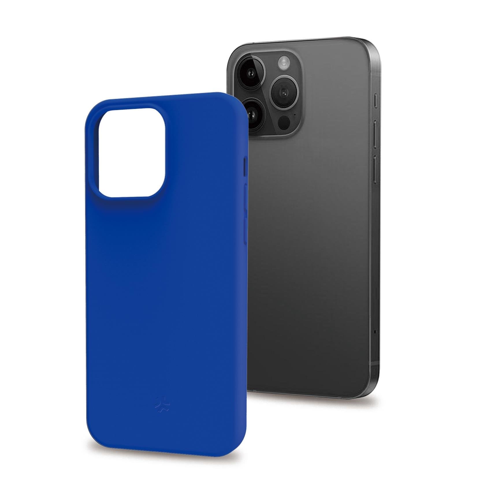 Celly Cromo1053bk Funda Para Iphone 15 Pro (6.1") Azul