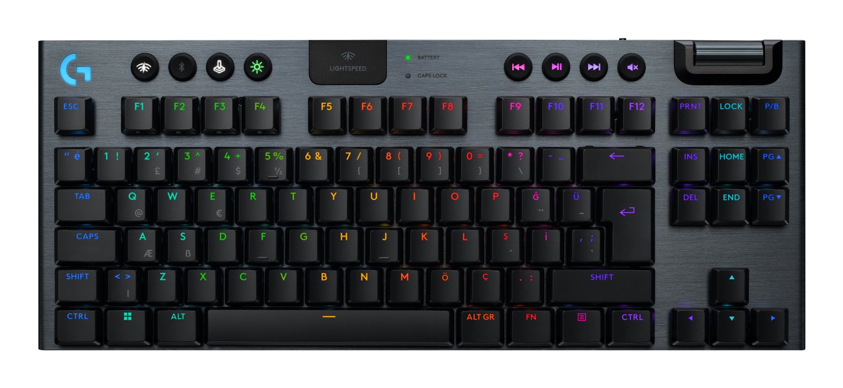 EAN 5099206121683 - Logitech G G915 X Lightspeed teclado Juego USB + RF Wireless + Bluetooth QWERTY Internacional de EE.UU. N imagen 1