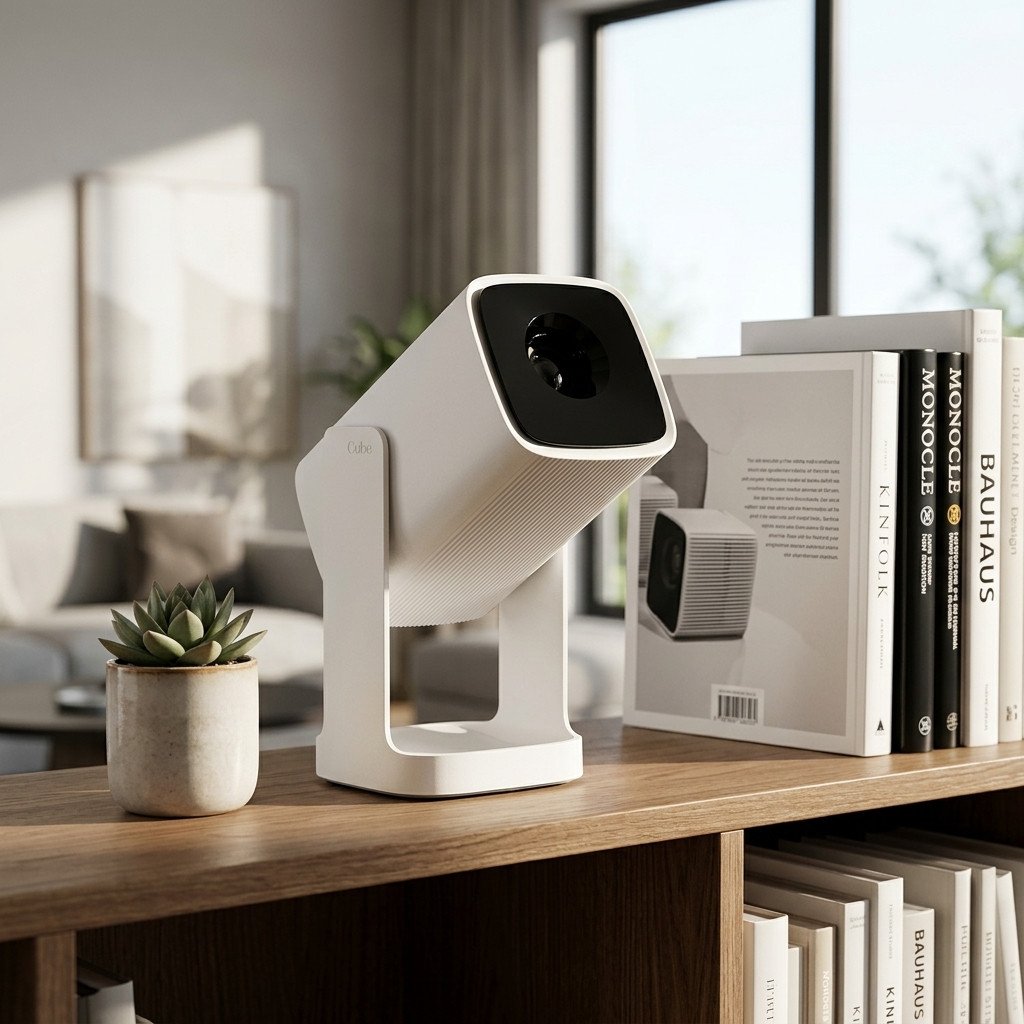 Proyector Wanbo Cube 1 350 Lúmenes Hd Wi-Fi Alpine White