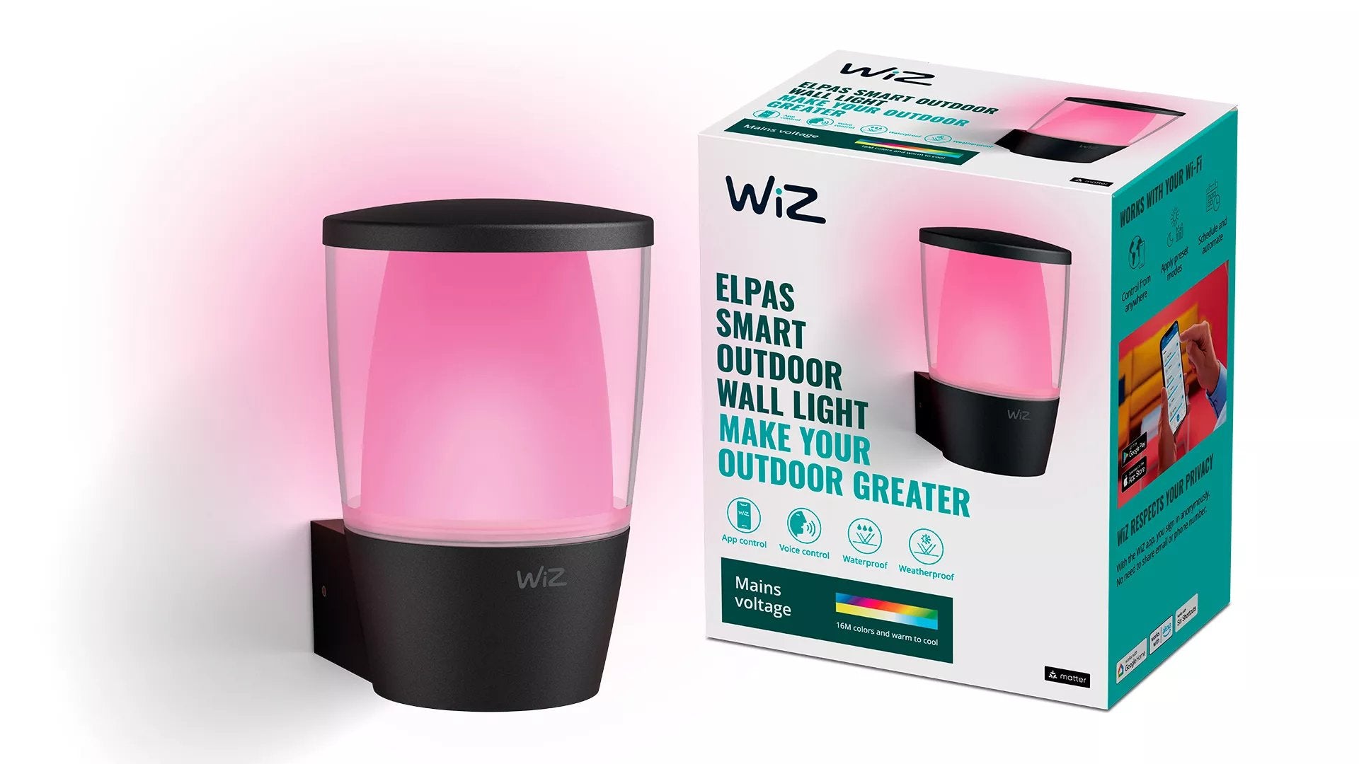 EAN 8720169071254 - WiZ 8720169071254 iluminación inteligente Luz de pared inteligente Wi-Fi/Bluetooth 8,5 W imagen 2