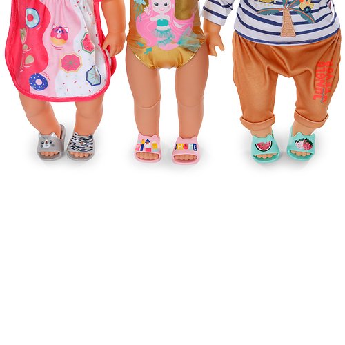 Zapf Creation Baby Born® Pantuflas 43cm, Accesorios Para Muñecas Artículos Surtidos, Un Par 840795