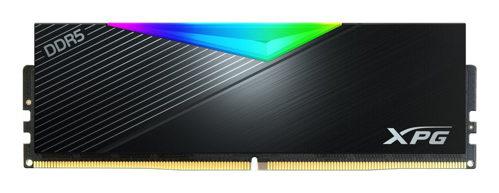 Memoria Adata Dimm 16 Gb Ddr5-6000 (1x 16 Gb), Ram Negro, Ax5u6000c3016g-Clarbk, Lancer Rgb, Intel Xmp