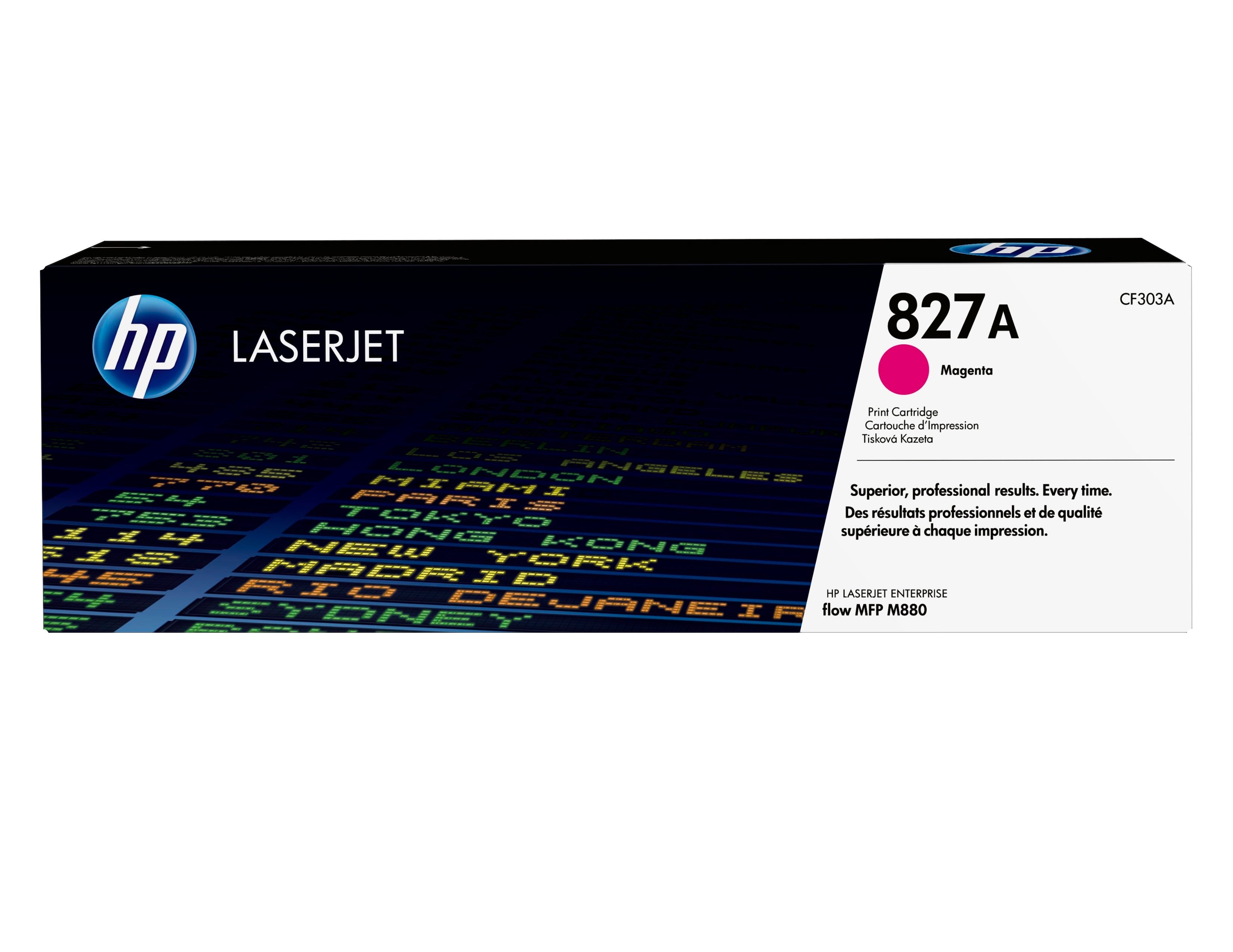EAN 0887111323941 - HP 827A Magenta Original LaserJet Toner Cartridge cartucho de tóner 1 pieza(s) imagen 1
