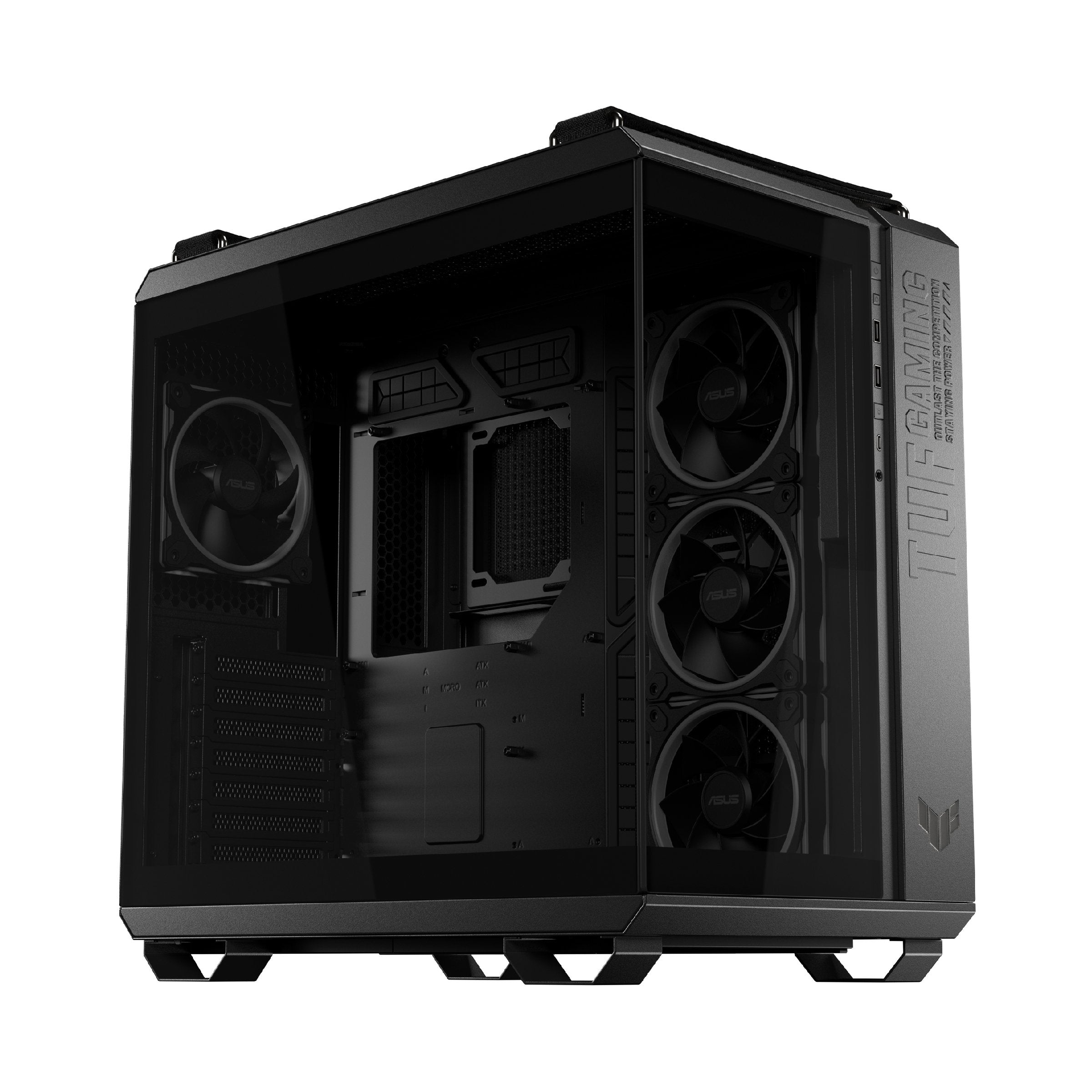 EAN 4711387696613 - ASUS TUF GAMING GT502 Horizon TG ARGB Black Midi Tower Negro imagen 5