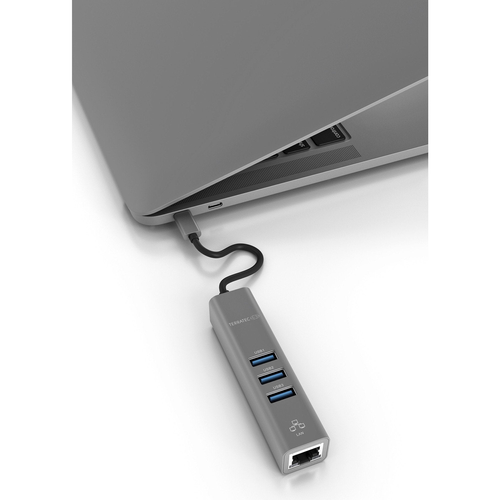 Terratec Hub C2 Usb 3.2 Gen 1 (3.1 Gen 1) Type-C 5000 Mbit/S Plata