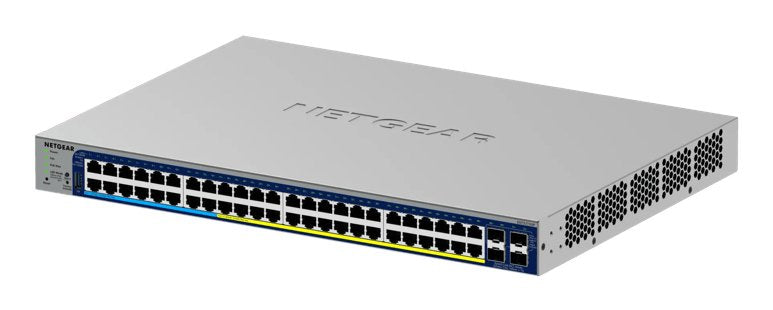 EAN 0606449173475 - NETGEAR GS752TXUP Gestionado Gigabit Ethernet (10/100/1000) Energía sobre Ethernet (PoE) 1U Gris imagen 3