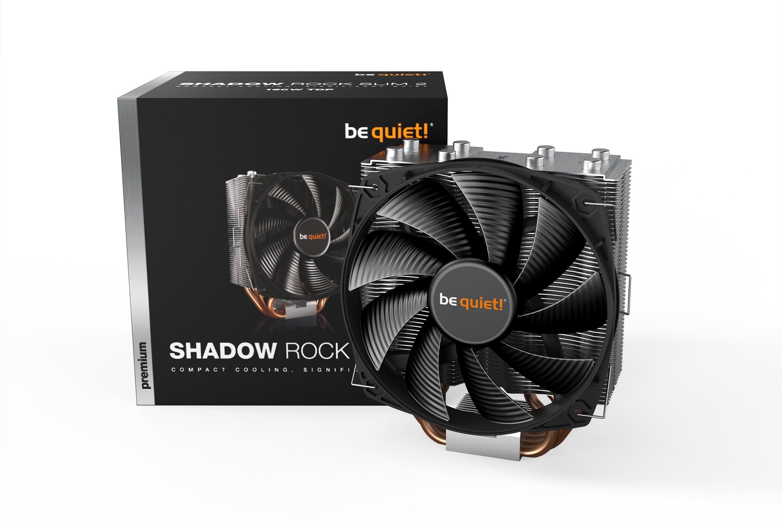 EAN 4260052188712 - be quiet! SHADOW ROCK SLIM 2 Procesador Enfriador 13,5 cm Aluminio, Negro, Cobre 1 pieza(s) imagen 6