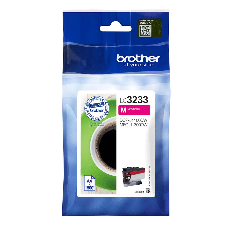 EAN 4977766787260 - Brother LC3233M cartucho de tinta 1 pieza(s) Original Rendimiento estándar Magenta imagen 1