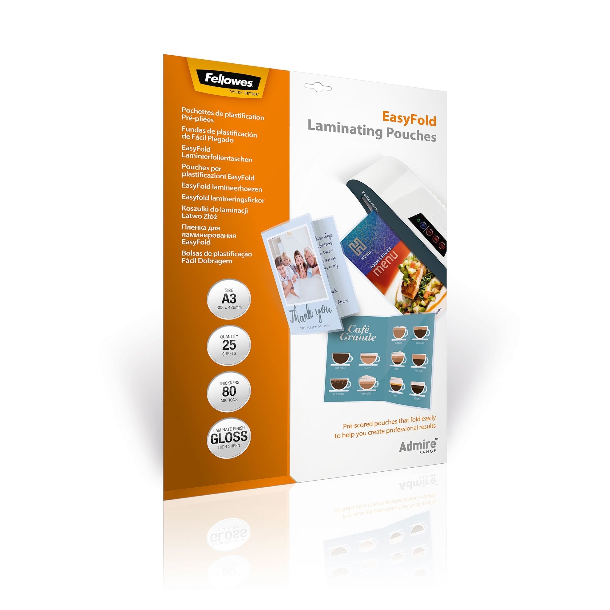 EAN 0043859730865 - Fellowes 5602001 plastificador 25 pieza(s) imagen 1