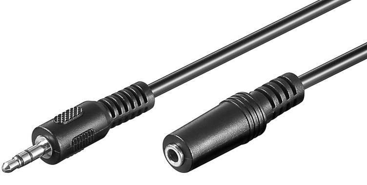 Microconnect Audio 3.5mm (5m) Cable De Audio 3,5mm Negro