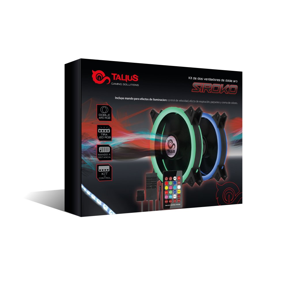 EAN 8436550233537 - TALIUS Siroko Carcasa del ordenador Ventilador 12 cm Negro imagen 14