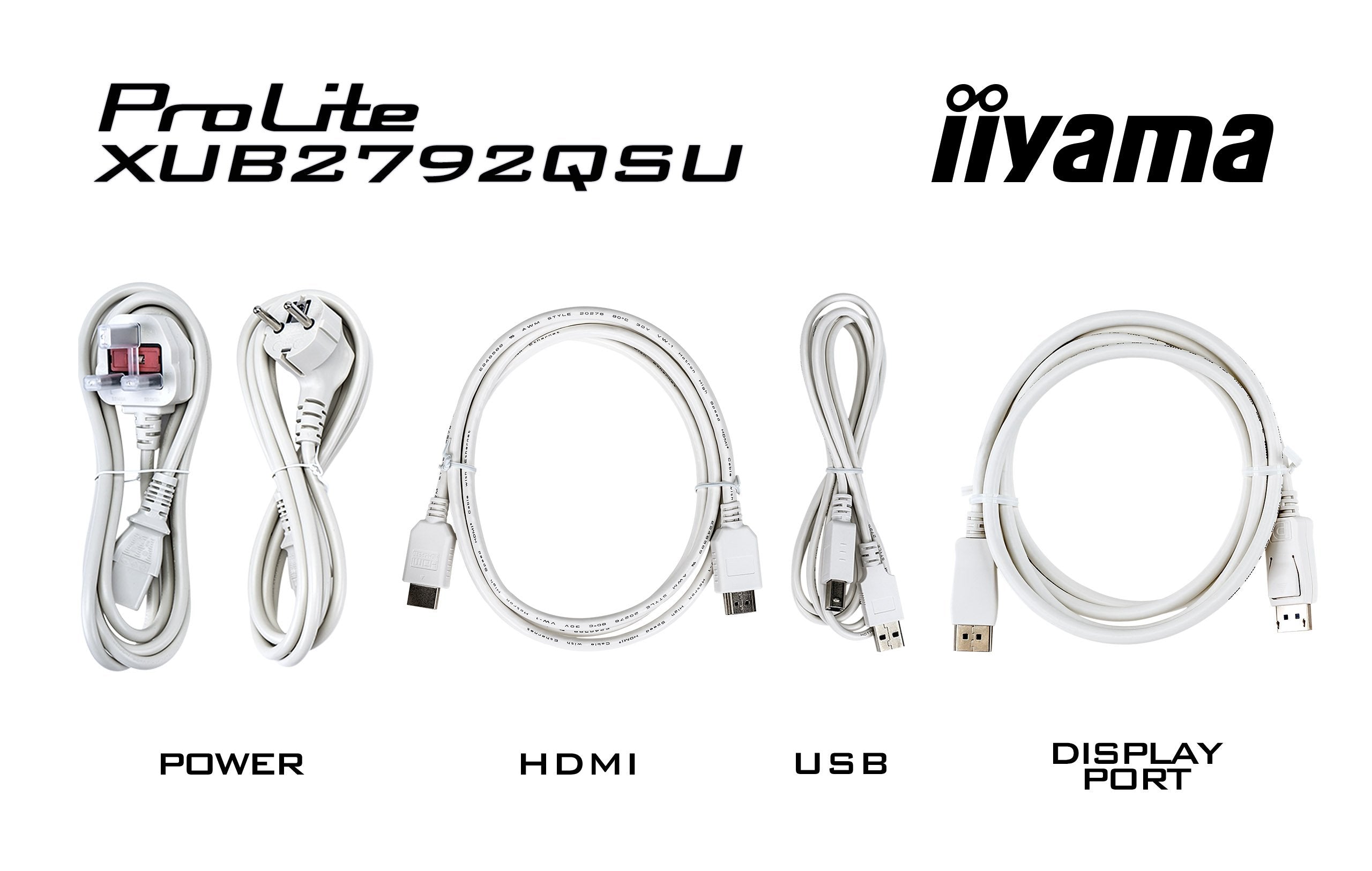 EAN 4948570123384 - iiyama ProLite XUB2792QSU-W6 pantalla para PC 68,6 cm (27") 2560 x 1440 Pixeles Quad HD LED Blanco imagen 14