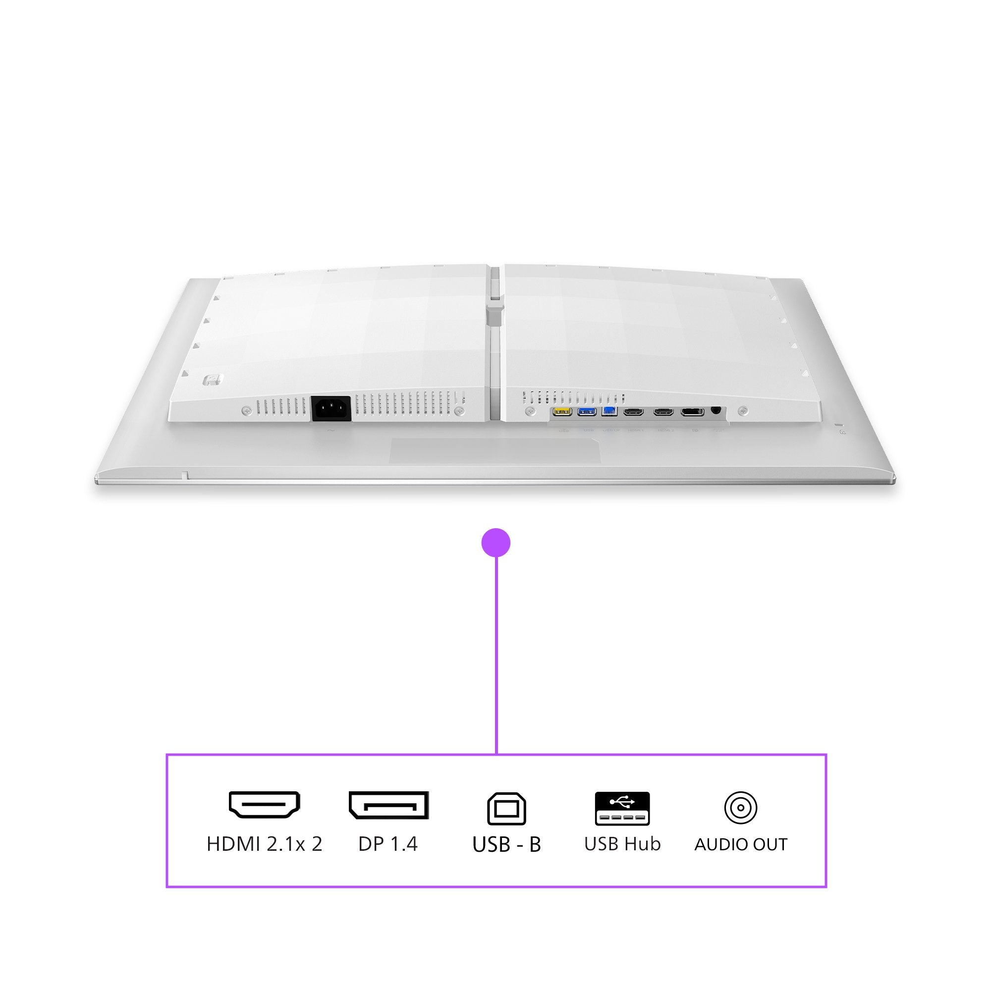 EAN 8712581806309 - Philips Evnia 8000 27M2N8500/00 pantalla para PC 67,3 cm (26.5") 2560 x 1440 Pixeles Quad HD QD-OLED Blan imagen 4
