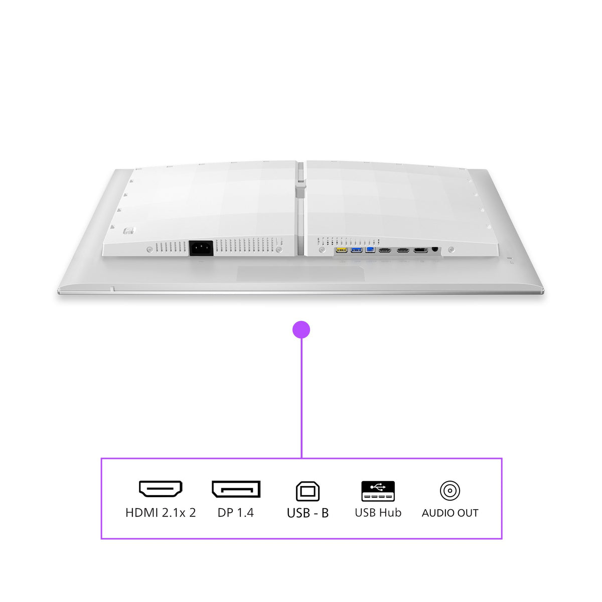 EAN 8712581806309 - Philips Evnia 8000 27M2N8500/00 pantalla para PC 67,3 cm (26.5") 2560 x 1440 Pixeles Quad HD QD-OLED Blan imagen 6