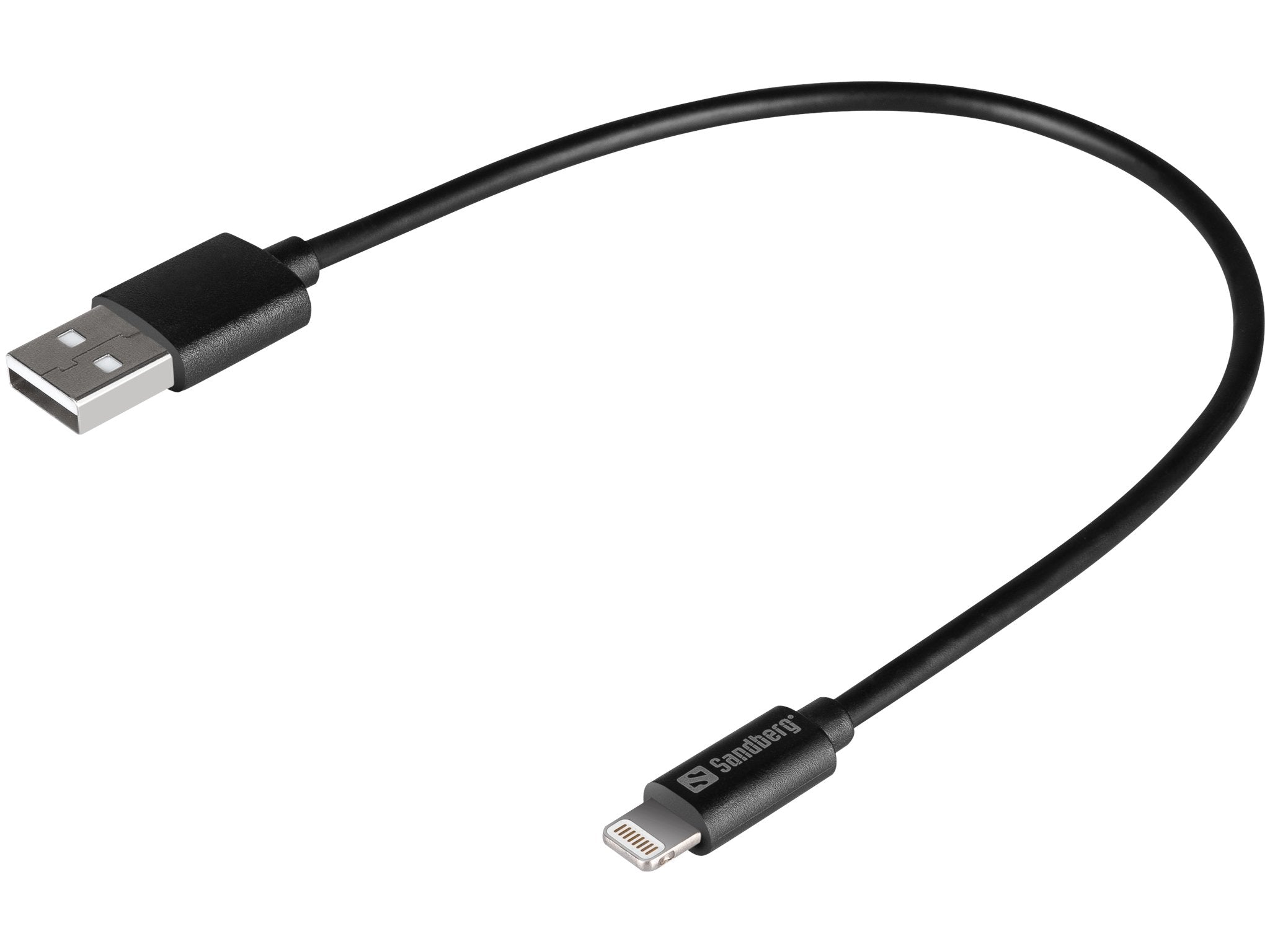 EAN 5705730441400 - Sandberg 441-40 cable de conector Lightning 0,2 m Negro imagen 1